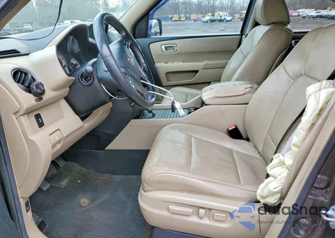 2013 Honda Pilot Exl из США, поврежденный, VIN 5FNYF4H57DB051396